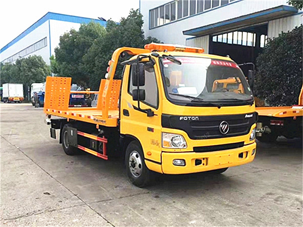 福田歐馬可一拖二藍牌清障車