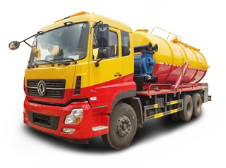 東風天龍后雙橋吸污車