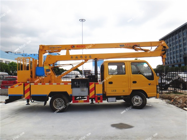 慶鈴五十鈴雙排16米高空作業車 慶鈴五十鈴雙排16米高空作業車